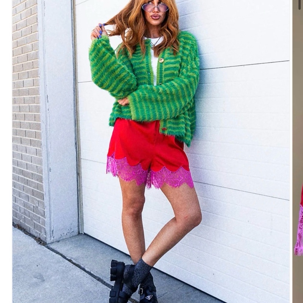 Dressed in LaLa Satin shorts